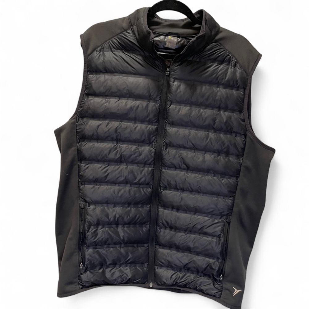 Old Navy Men's Dark Gray Puffer Vest